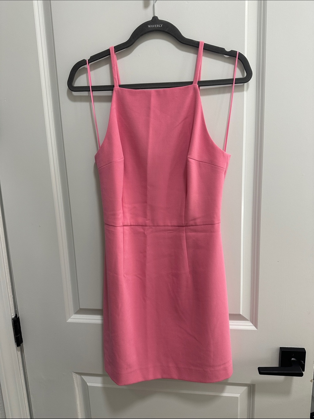 French Connection Hot Pink Spaghetti-Strap Mini Dress